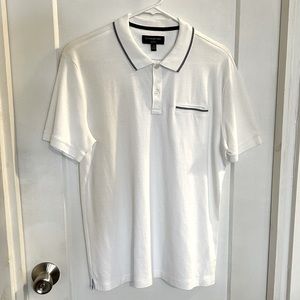 Banana Republic Factory dress polo. White. Men’s Medium.